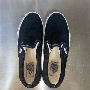 Black slip on vans